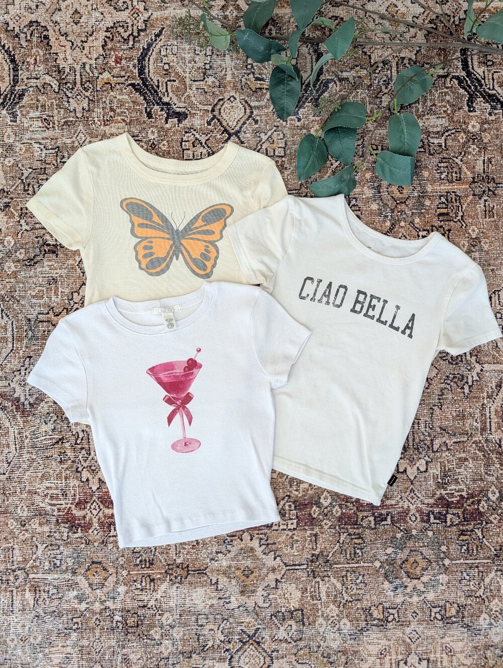 Cropped tee bundle S
